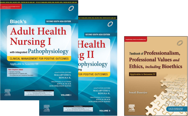 E-book Lewis's Adult Health Nursing I & II (2 Volume Edition) with Complimentary Textbook of Professionalism, Professional Values and Ethics including Bioeth Malarvizhi S.