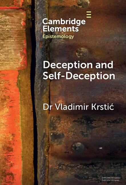 Knjiga Deception and Self-Deception Vladimir Krstić