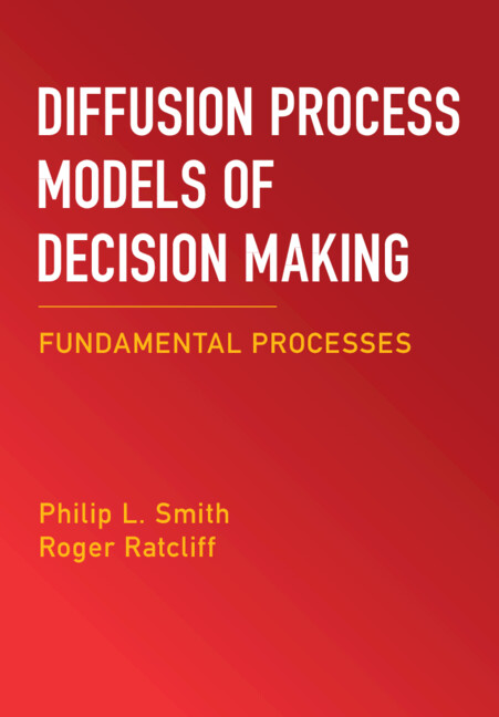 Kniha Diffusion Process Models of Decision Making: Volume 1 Roger Ratcliff