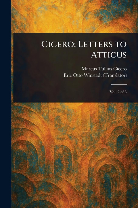 Kniha Cicero Eric Otto Winstedt
