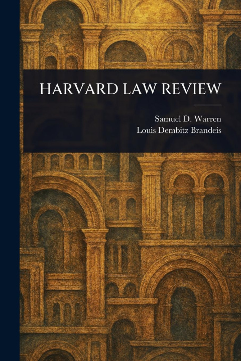 Carte Harvard Law Review Louis Dembitz Brandeis