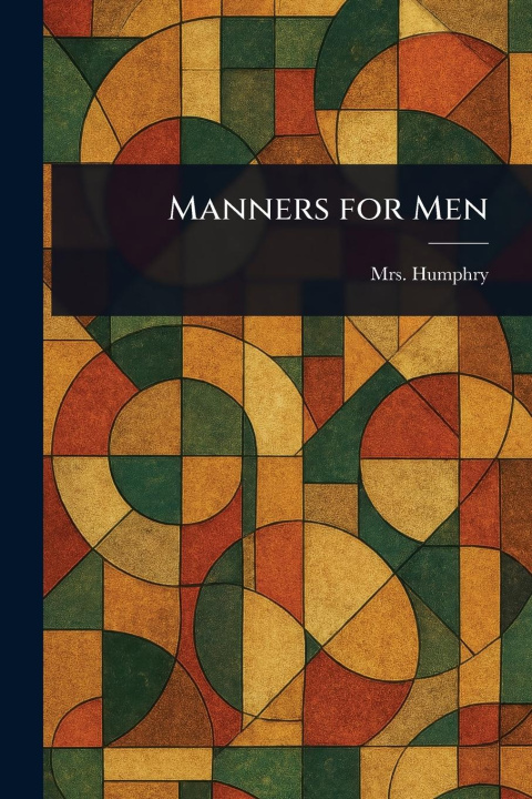 Kniha Manners for Men 