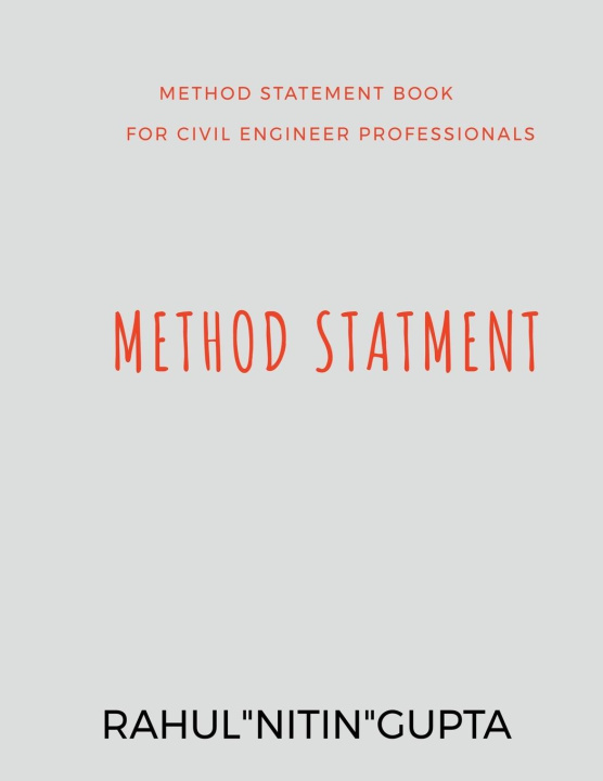 Kniha Method Statement Book 