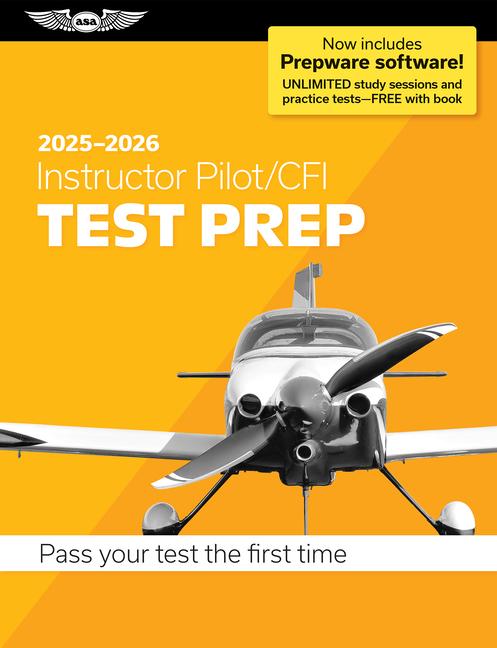 Kniha Instructor Pilot/Cfi Test Prep 2025-2026 