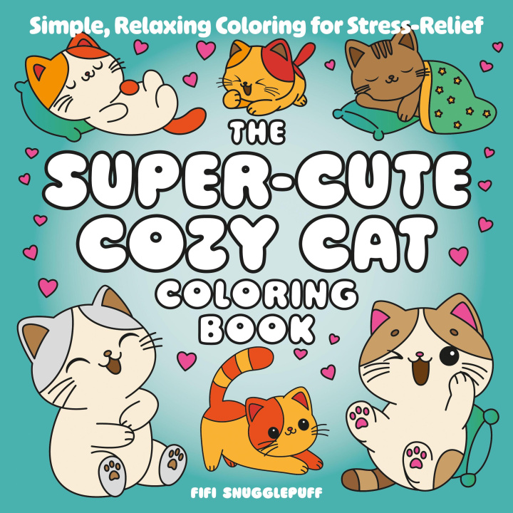 Βιβλίο The Super-Cute Cozy Cat Coloring Book 