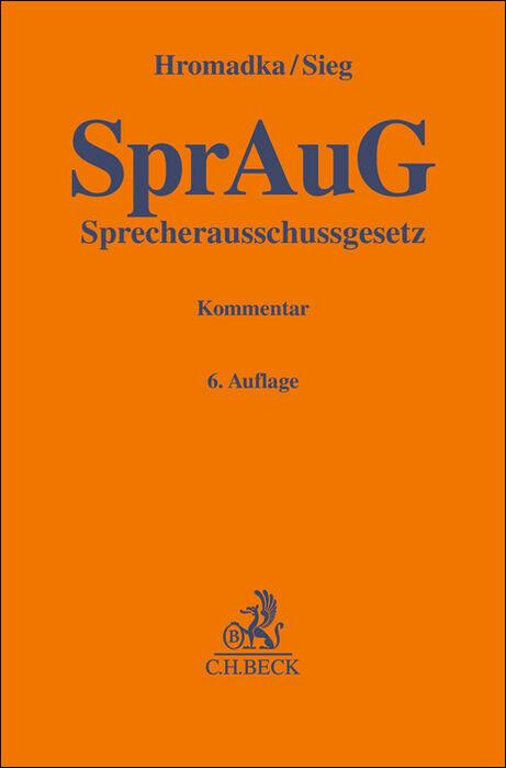 Книга Sprecherausschussgesetz Rainer Sieg