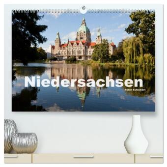 Kalendár/Diár Niedersachsen (hochwertiger Premium Wandkalender 2026 DIN A2 quer), Kunstdruck in Hochglanz Calvendo