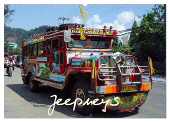 Koledar/Rokovnik Jeepneys (Wandkalender 2026 DIN A2 quer), CALVENDO Monatskalender Calvendo