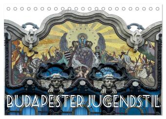 Kalendár/Diár Budapester Jugendstil (Tischkalender 2026 DIN A5 quer), CALVENDO Monatskalender Calvendo