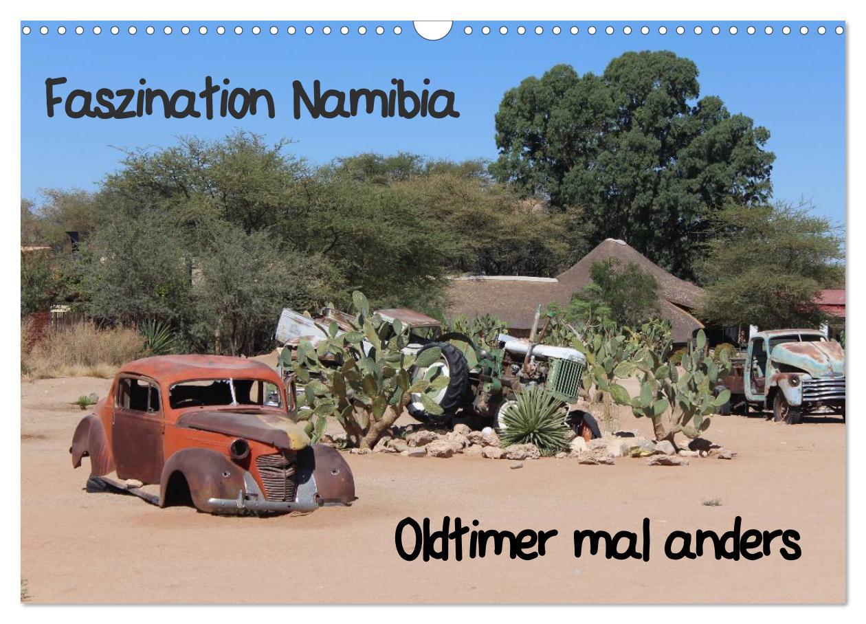 Koledar/Rokovnik Faszination Namibia - Oldtimer mal anders (Wandkalender 2026 DIN A3 quer), CALVENDO Monatskalender Calvendo