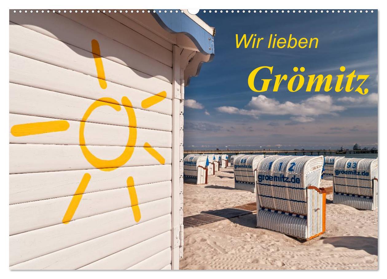 Календар/тефтер Wir lieben Grömitz (Wandkalender 2026 DIN A2 quer), CALVENDO Monatskalender Calvendo