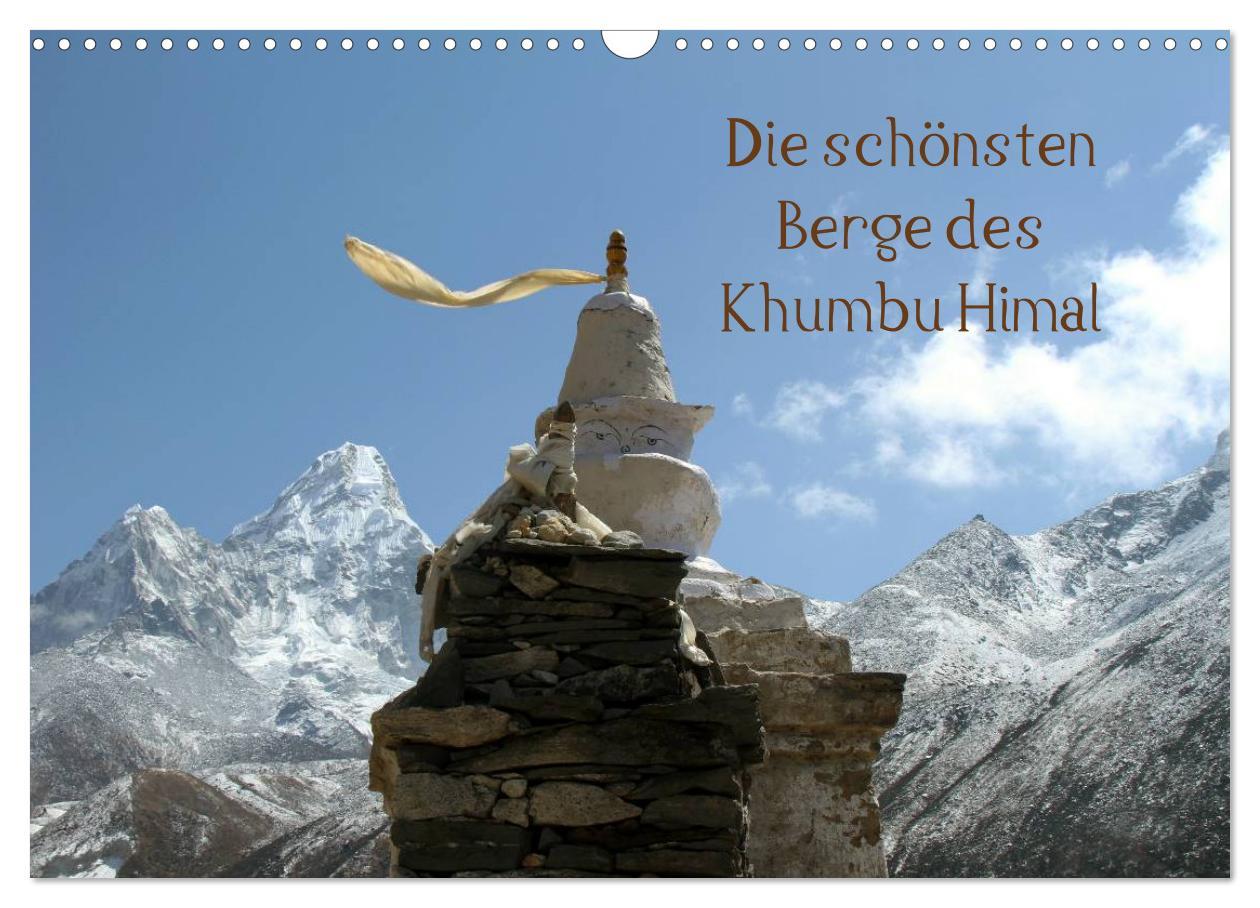 Kalendář/Diář Die schönsten Berge des Khumbu Himal (Wandkalender 2026 DIN A3 quer), CALVENDO Monatskalender Calvendo