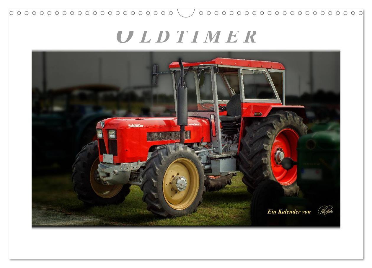 Kalendář/Diář Oldtimer - Traktor Liebe (Wandkalender 2026 DIN A3 quer), CALVENDO Monatskalender Calvendo