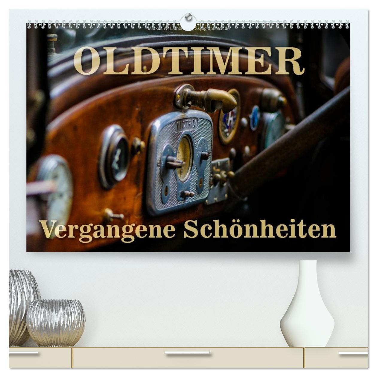 Календар/тефтер Oldtimer - vergangene Schönheiten (hochwertiger Premium Wandkalender 2026 DIN A2 quer), Kunstdruck in Hochglanz Calvendo