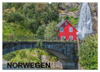 Kalendář/Diář Norwegen - Der Süden (Wandkalender 2026 DIN A2 quer), CALVENDO Monatskalender Calvendo