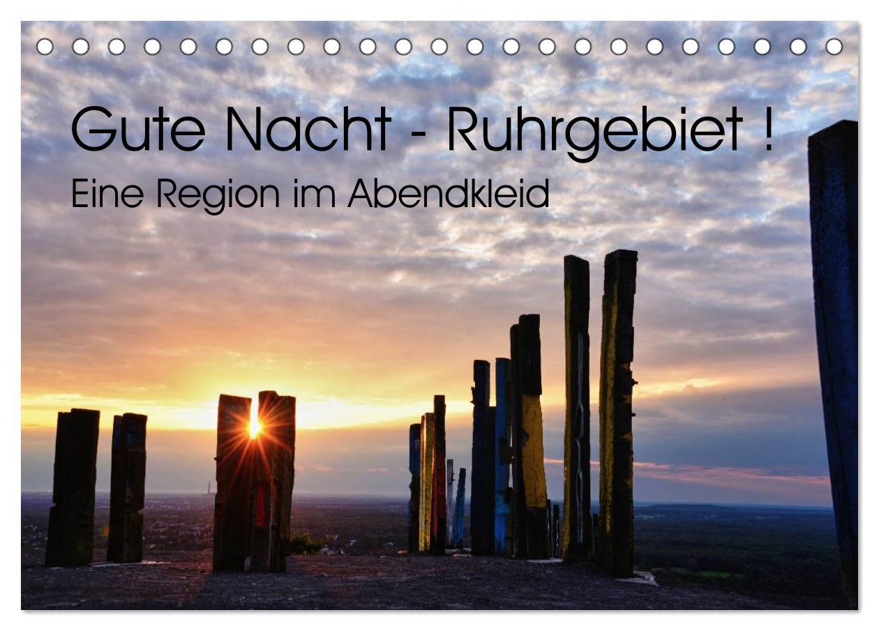 Kalendár/Diár Gute Nacht - Ruhrgebiet! (Tischkalender 2026 DIN A5 quer), CALVENDO Monatskalender Calvendo