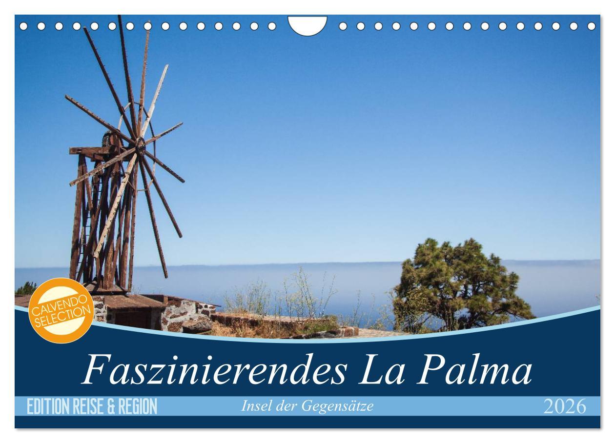 Kalendář/Diář Faszinierendes La Palma (Wandkalender 2026 DIN A4 quer), CALVENDO Monatskalender Calvendo