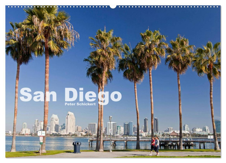 Календар/тефтер San Diego (Wandkalender 2026 DIN A2 quer), CALVENDO Monatskalender Calvendo