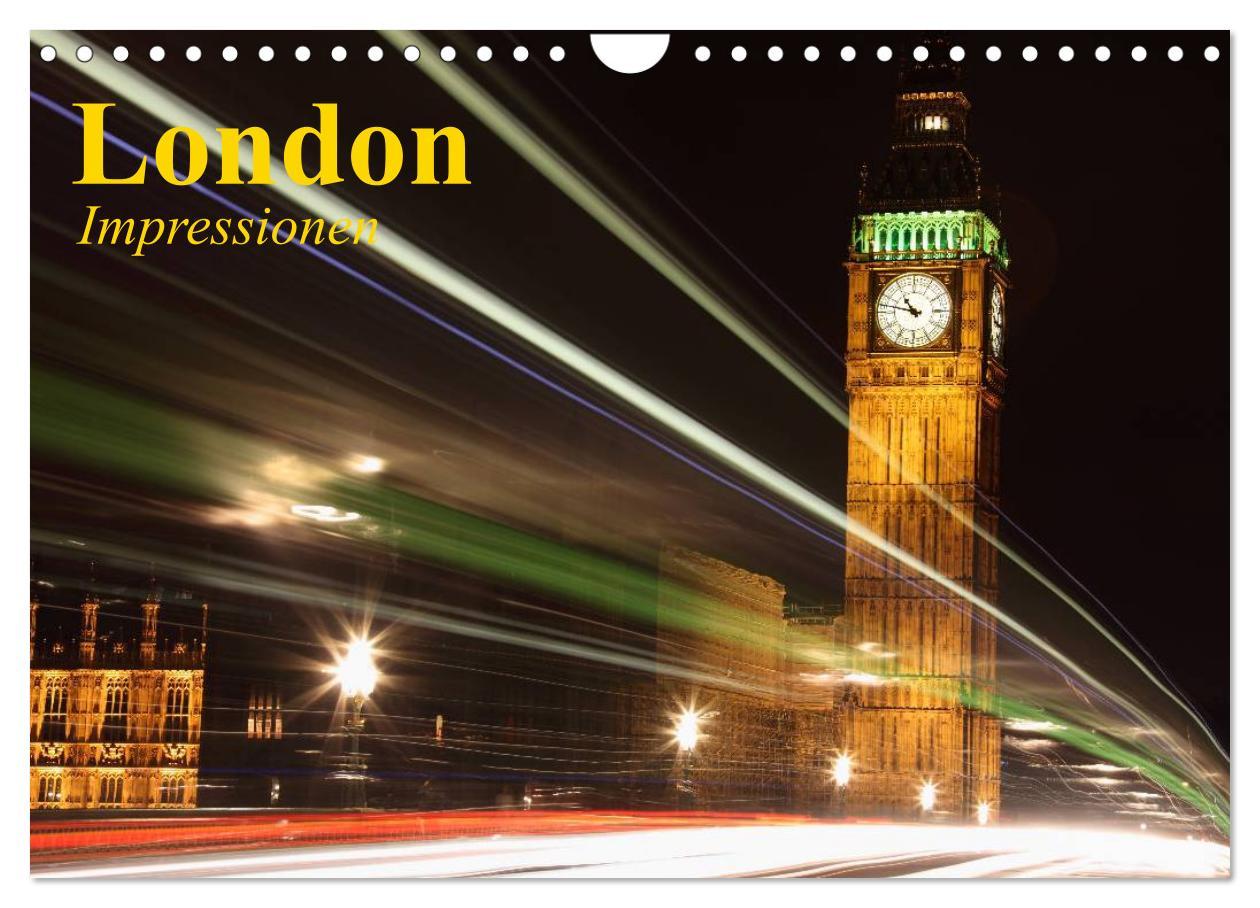 Календар/тефтер London ? Impressionen (Wandkalender 2026 DIN A4 quer), CALVENDO Monatskalender Calvendo