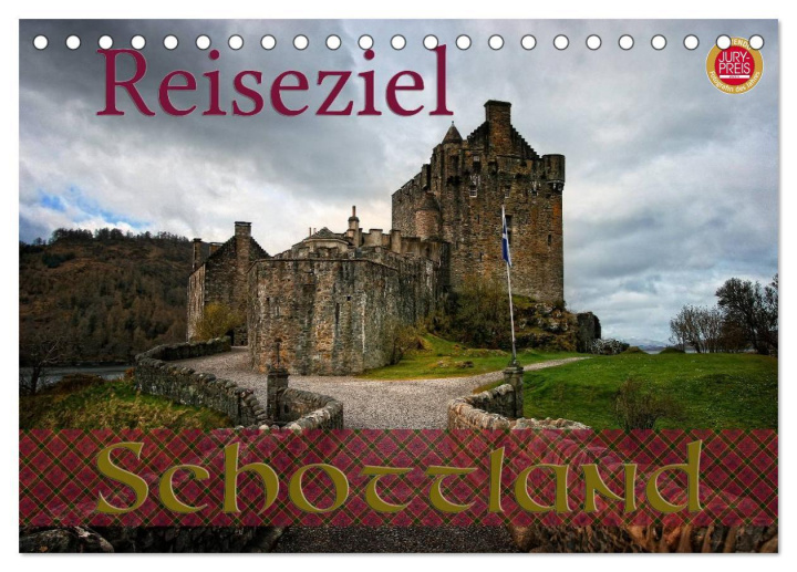 Kalender/Terminbuch Reiseziel Schottland (Tischkalender 2026 DIN A5 quer), CALVENDO Monatskalender Calvendo
