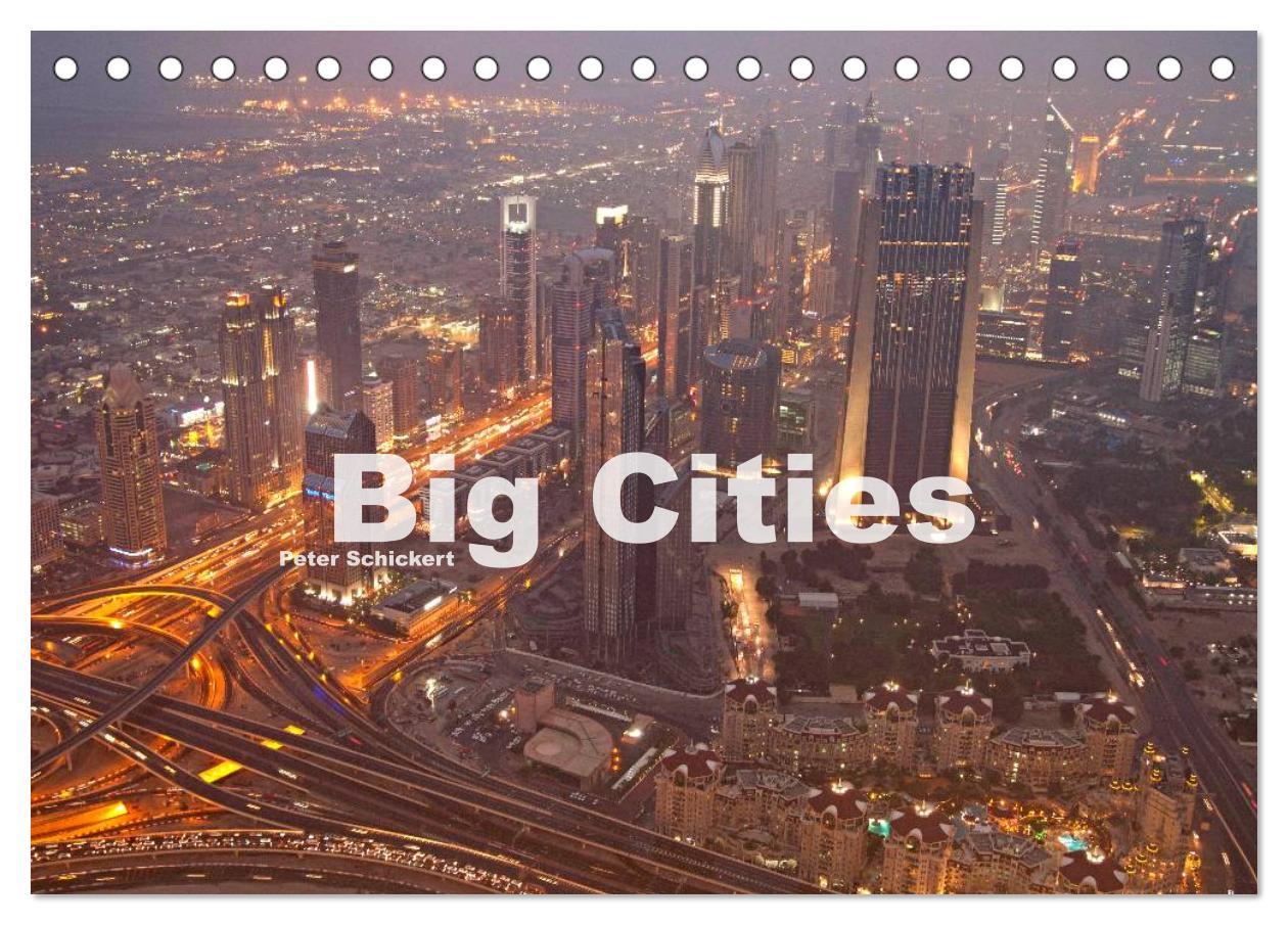Koledar/Rokovnik Big Cities (Tischkalender 2026 DIN A5 quer), CALVENDO Monatskalender Calvendo