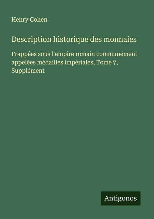 Carte Description historique des monnaies 