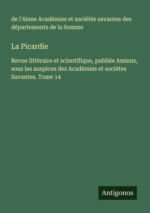 Kniha La Picardie 