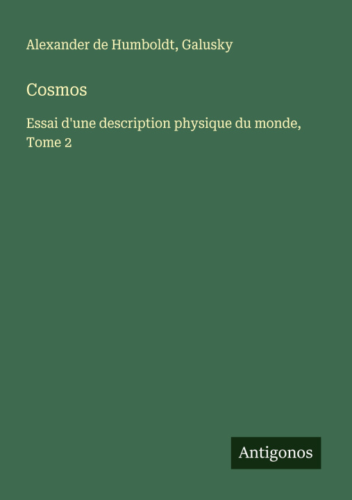 Kniha Cosmos Galusky
