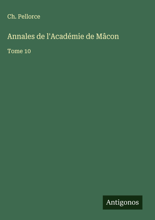 Knjiga Annales de l'Académie de Mâcon 