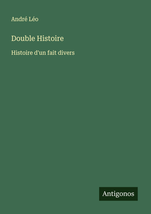 Kniha Double Histoire 