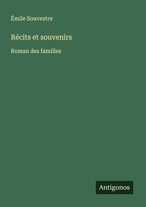 Kniha Récits et souvenirs 
