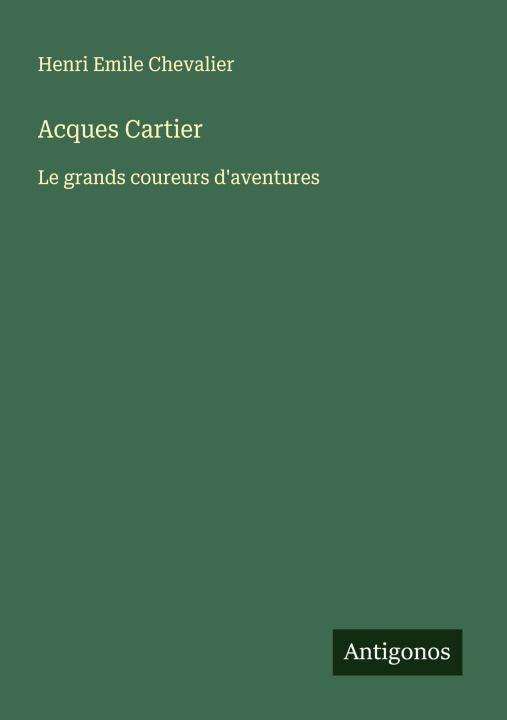 Kniha Acques Cartier 