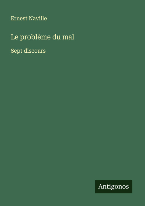 Kniha Le probl?me du mal 