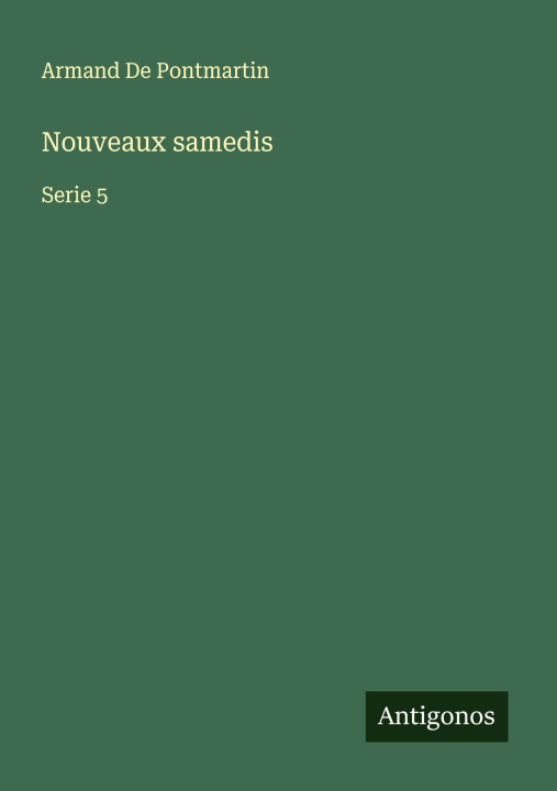 Knjiga Nouveaux samedis 
