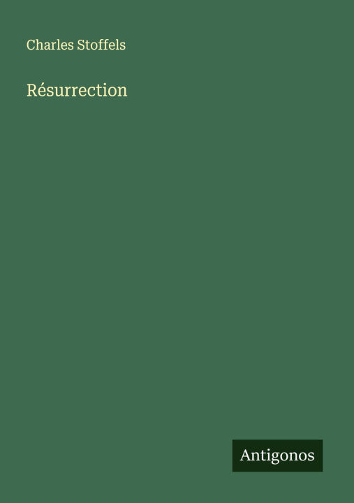 Книга Résurrection 