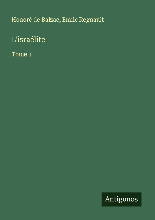 Knjiga L'israélite Emile Regnault