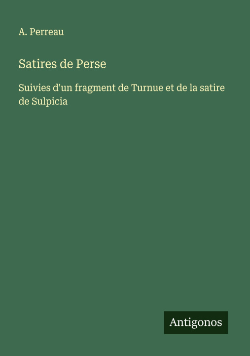 Knjiga Satires de Perse 