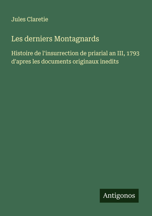 Carte Les derniers Montagnards 