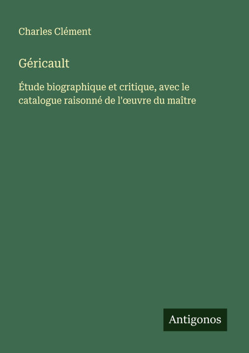 Kniha Géricault 