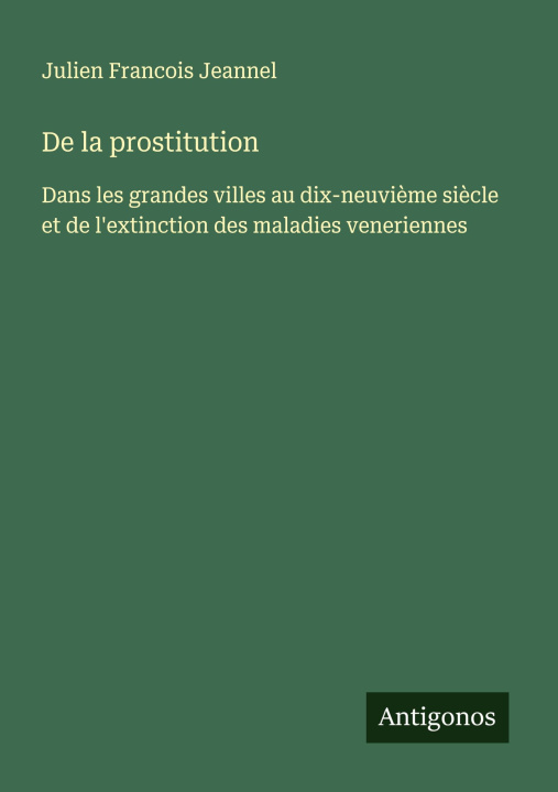 Kniha De la prostitution 