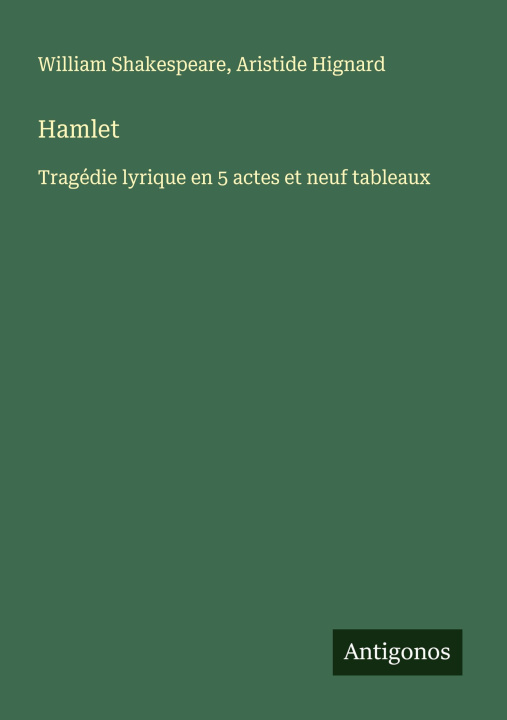 Knjiga Hamlet Aristide Hignard