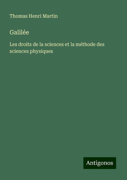 Kniha Galilée 