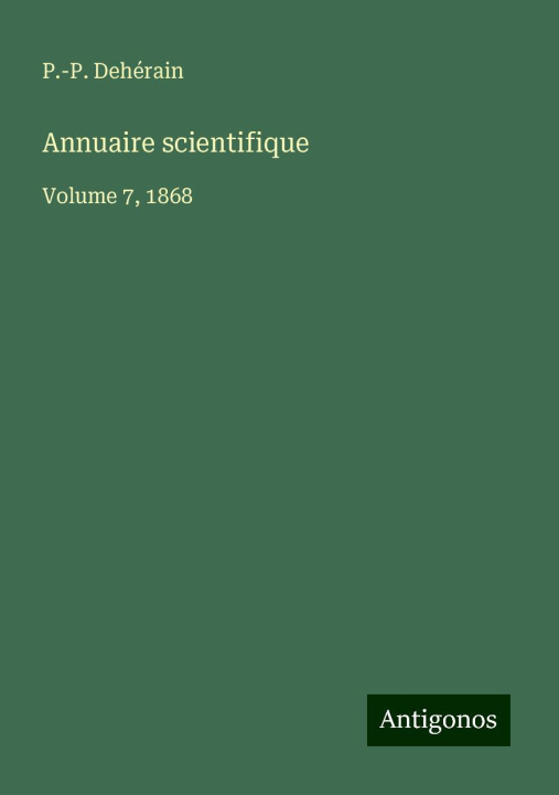 Kniha Annuaire scientifique 