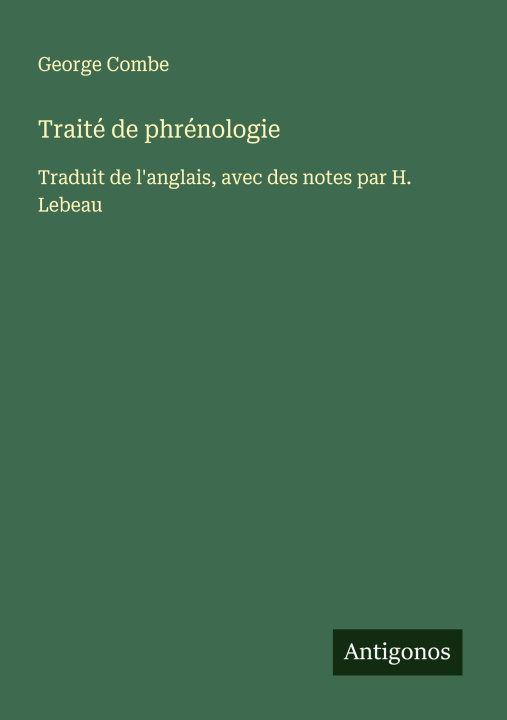 Kniha Traité de phrénologie 