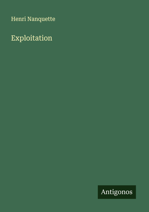 Kniha Exploitation 