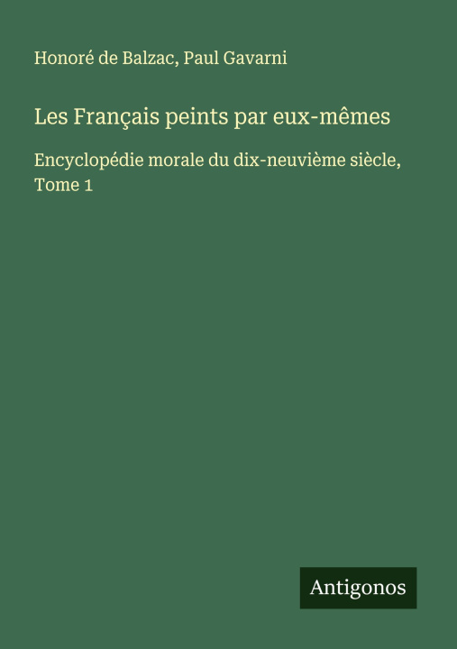 Book Les Français peints par eux-m?mes Paul Gavarni