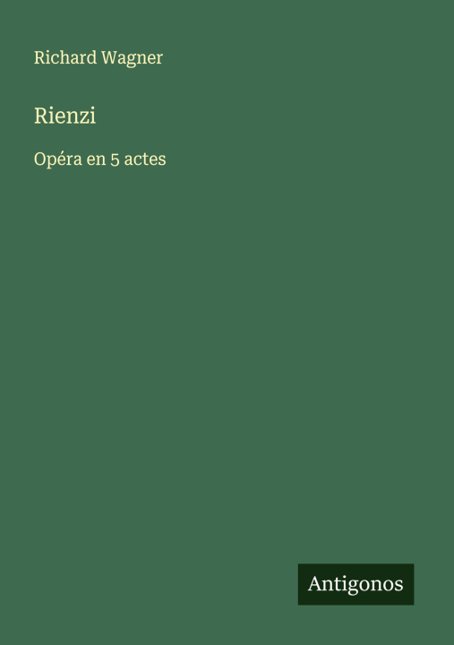 Kniha Rienzi 
