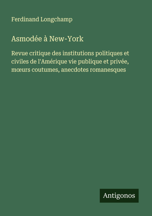 Knjiga Asmodée ? New-York 