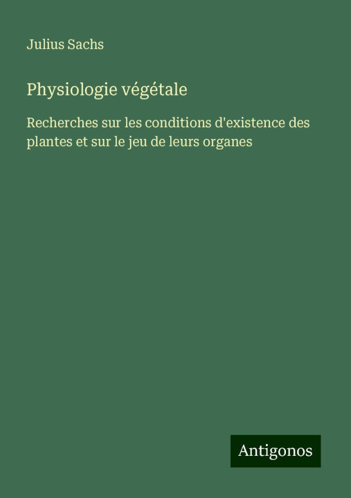 Kniha Physiologie végétale 