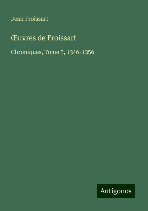 Carte ?uvres de Froissart 